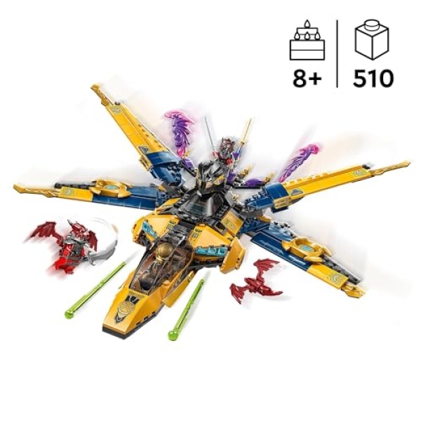 LEGO NINJAGO Ras and Arin's Super Storm Jet Ninja Toy 71833