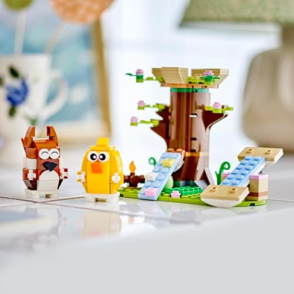 LEGO Spring Animal Playground Set with Toy Tree-House 40709 - Image 4