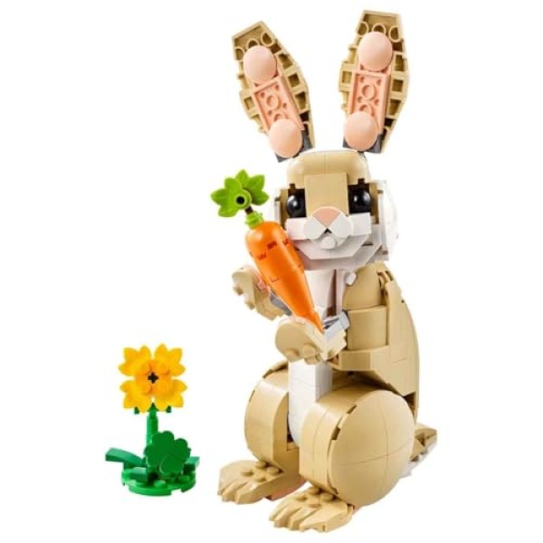LEGO Creator 3in1 Cute Bunny Toy, Animal Figure Set 31162 - Image 3