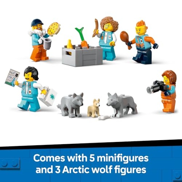 LEGO City Arctic Explorer Science Lab Truck Toy Set 60471 - Image 6