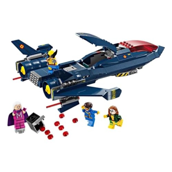 LEGO Marvel X-Men X-Jet Buildable Toy Plane Model Set 76281 - Image 3