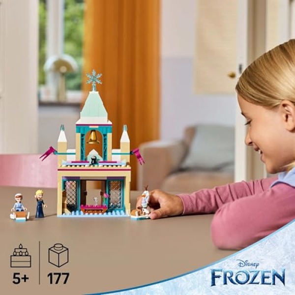 LEGO Disney Arendelle Frozen Castle Building Toy Set 43265 - Image 2