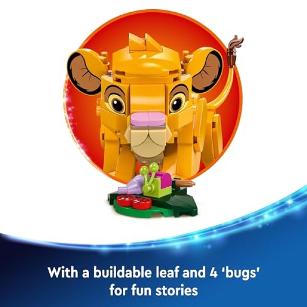 LEGO Disney Simba the Lion King Cub Building Toy 43243 - Image 4