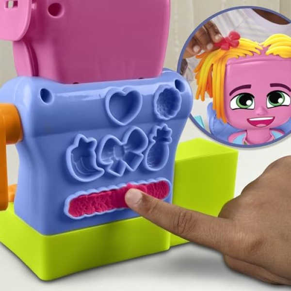 Play-Doh Hair Stylin' Salon 6 Tubs & 7 Accessories Playset - Image 6