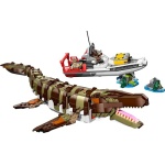 LEGO Jurassic World Mosasaurus Boat Mission 76974