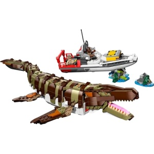 LEGO Jurassic World Mosasaurus Boat Mission 76974