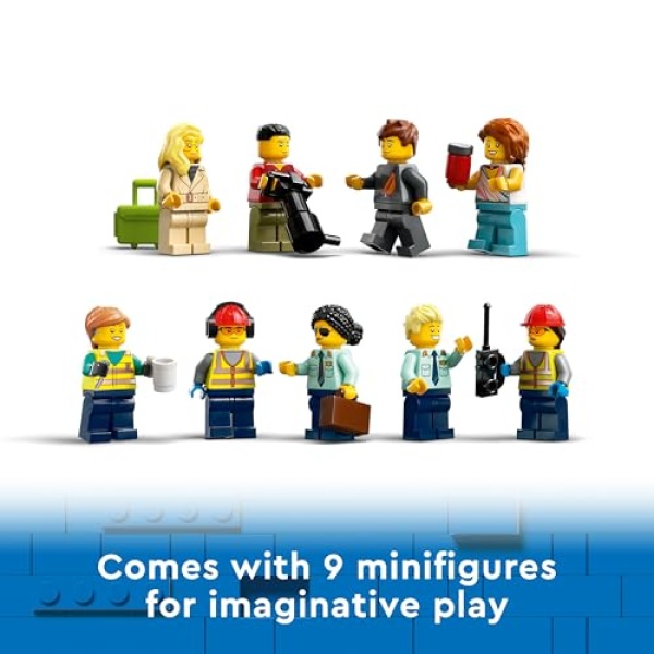 LEGO City Passenger Aeroplane Toy & 4 Airport Vehicles 60367 - Image 6