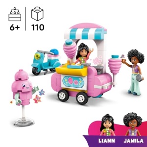 LEGO Friends Candyfloss Stand and Scooter Food Toy Set 42643