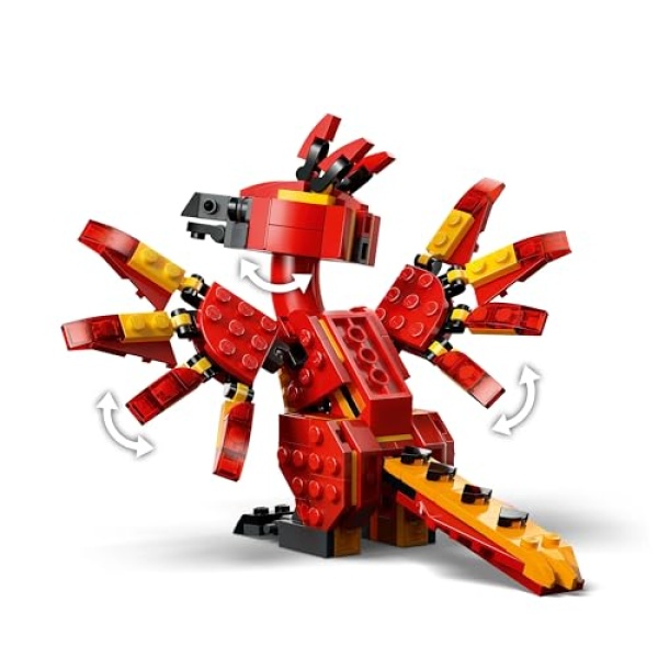 LEGO Harry Potter Fawkes: Dumbledore's Phoenix Toy Set 76448 - Image 3