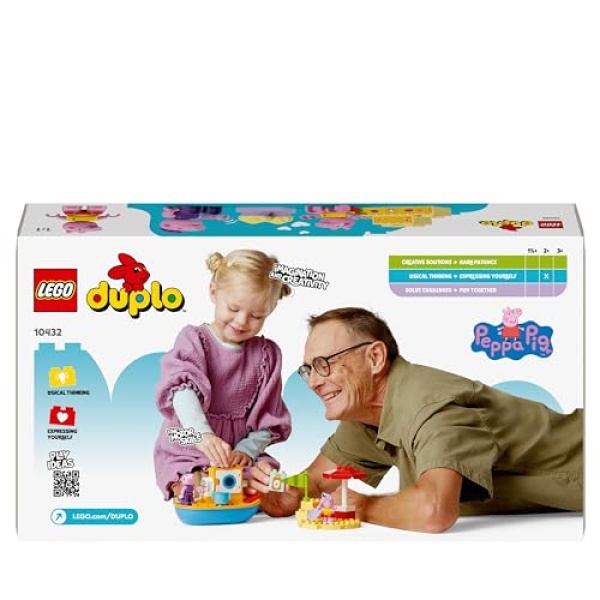 LEGO DUPLO Peppa Pig Boat Trip Toy for Toddlers 10432 - Image 6