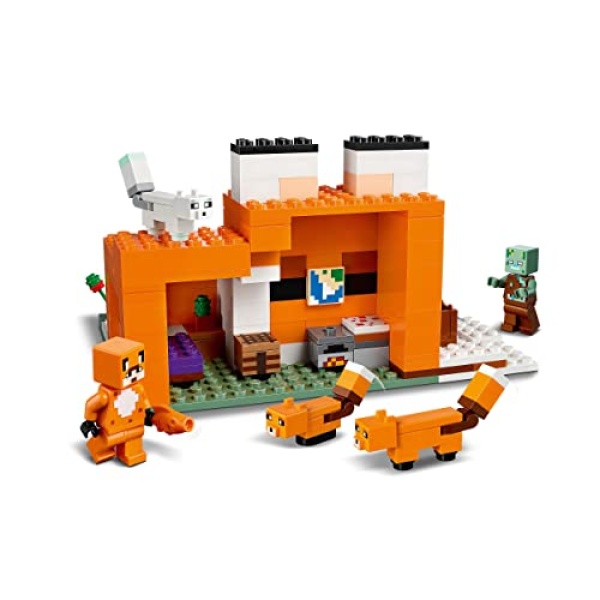 LEGO Minecraft The Fox Lodge House Animals Toy 21178 - Image 2
