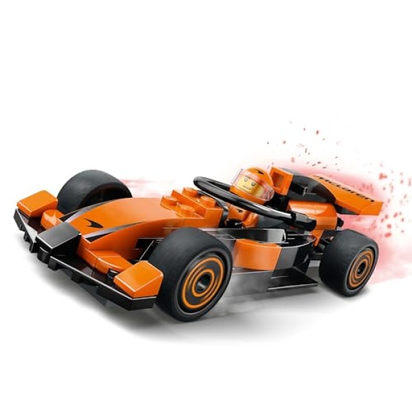 LEGO City F1 Driver with McLaren Race Car Toy Playset 60442 - Image 5
