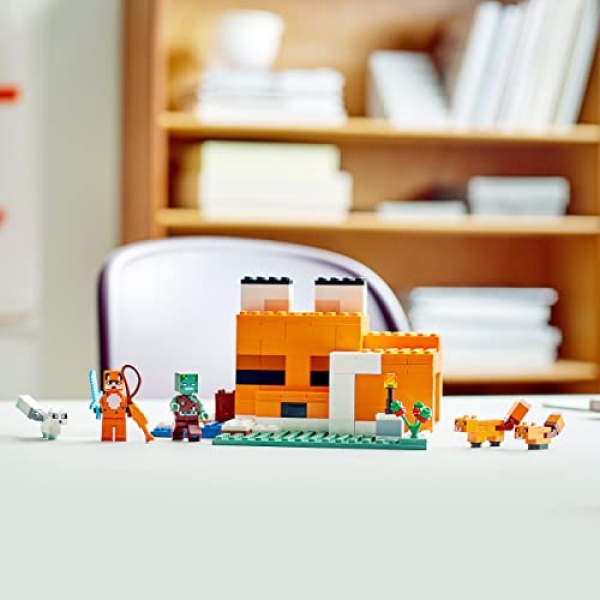 LEGO Minecraft The Fox Lodge House Animals Toy 21178 - Image 4