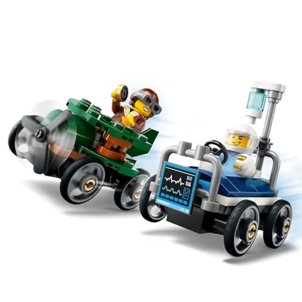LEGO City Aeroplane vs. Hospital Bed Race Car Pack 60459 - Image 6