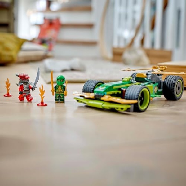 LEGO NINJAGO Lloyd's Pull-Back Race Car Toy, Ninja Set 71828 - Image 5