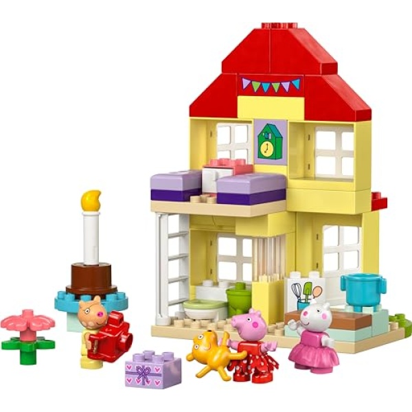 LEGO DUPLO Peppa Pig Birthday House Toy for Toddlers 10433 - Image 3