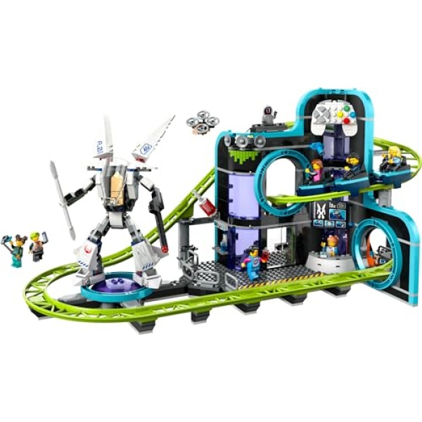 LEGO City Robot World Roller-Coaster Park Creative Toy 60421 - Image 3