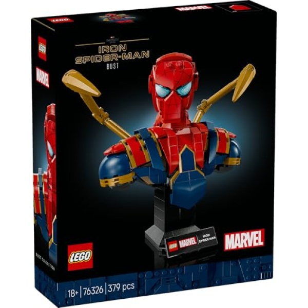 LEGO Marvel Iron Spider-Man Bust Avengers Building Set 76326 - Image 2