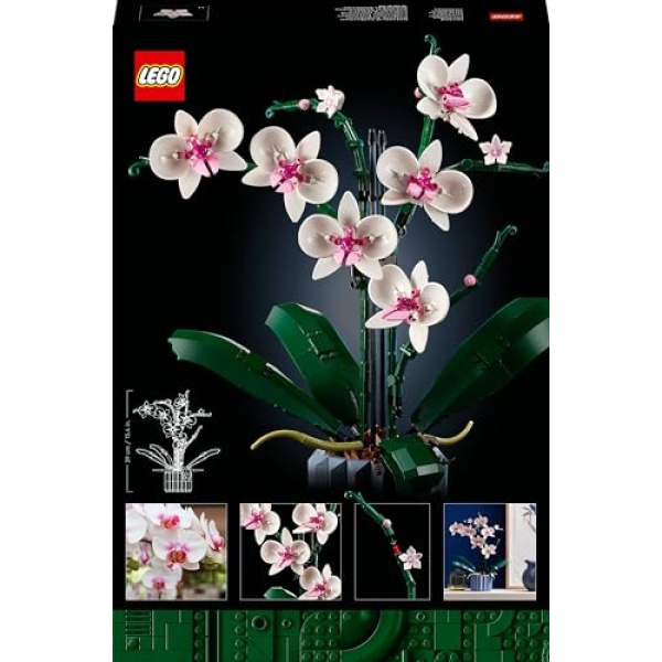 LEGO Icons Orchid Plant & Flowers Set for Adults 10311 - Image 9