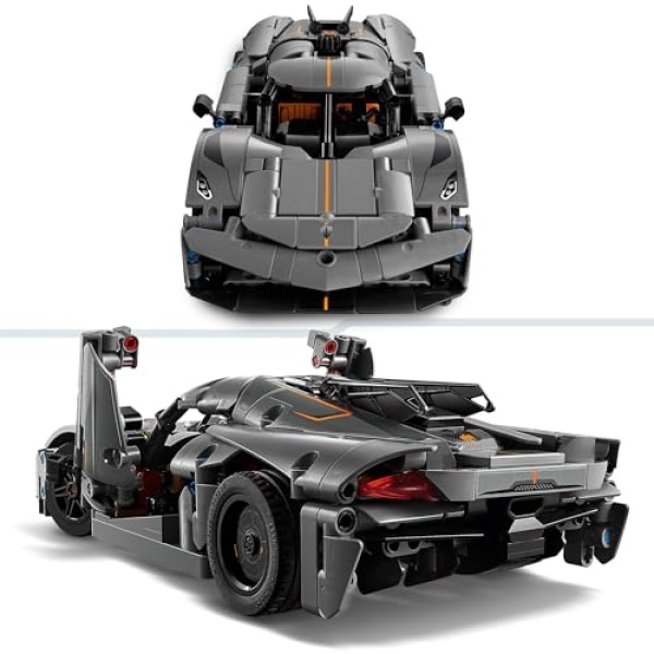 LEGO Technic Koenigsegg Jesko Absolut Grey Hypercar 42173 - Image 2