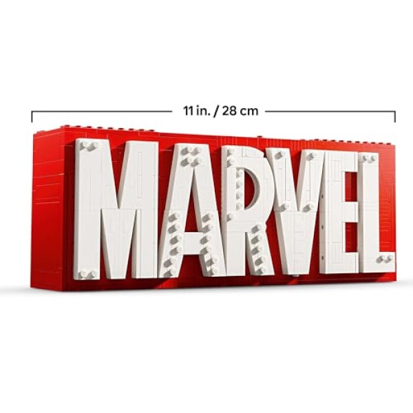 LEGO Marvel: MARVEL Logo & Minifigures Building Toy 76313 - Image 4