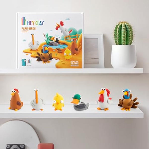 Hey Clay Farm Birds 6 Can Set - Image 7
