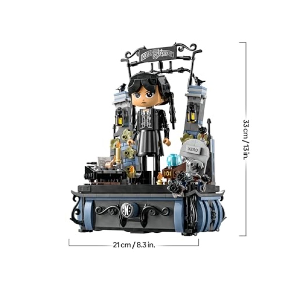 LEGO Wednesday Addams Figure Building Toy Set for Kids 76780 - Image 8