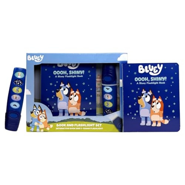Bluey Interactive Book and 5-sound Flashlight Set - Image 5