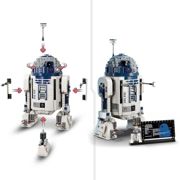 LEGO Star Wars R2-D2 Model, Buildable Toy Droid Figure 75379 - Image 2