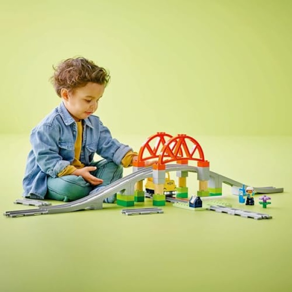 LEGO DUPLO Train Bridge and Tracks Expansion Set Toy 10426 - Image 9