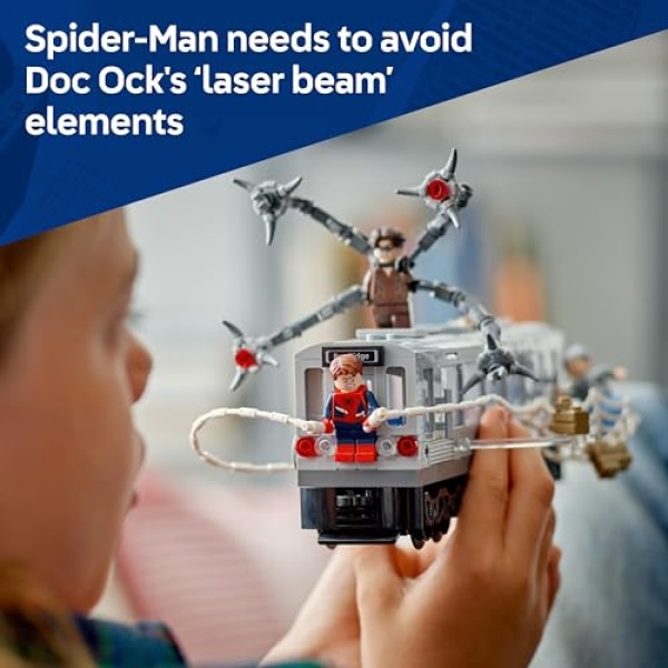 LEGO Marvel Spider-Man vs. Doc Ock Subway Train Scene 76321 - Image 5