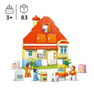 LEGO DUPLO Bluey Bluey's Family House with Memory Game 10459
