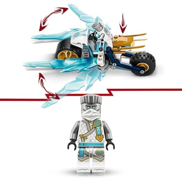 LEGO NINJAGO Zane's Ice Motorcycle Ninja Toy Set 71816 - Image 5