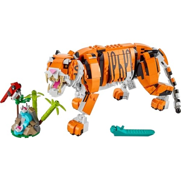 LEGO Creator 3in1 Majestic Tiger Animal Building Toy 31129 - Image 3