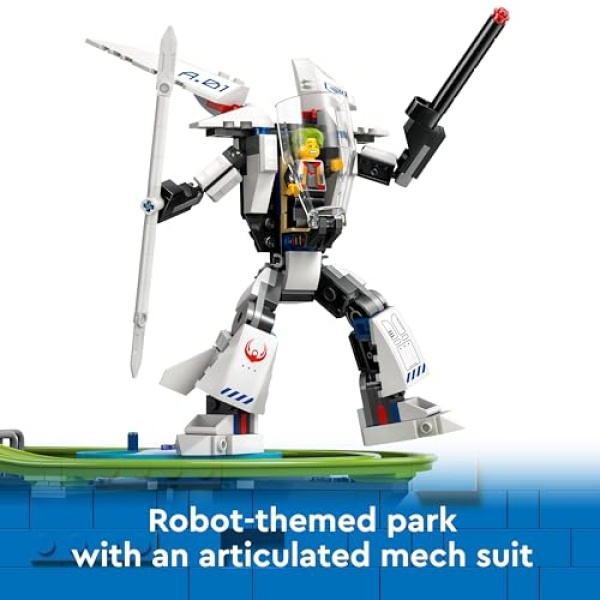 LEGO City Robot World Roller-Coaster Park Creative Toy 60421 - Image 4
