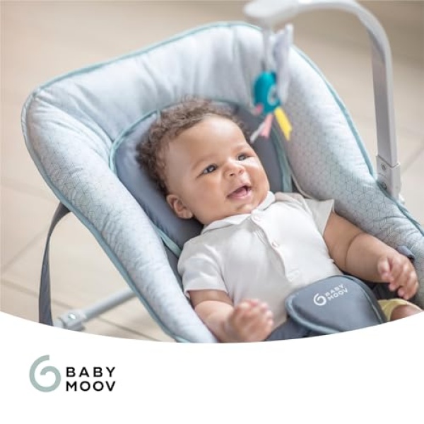 Babymoov Graphik Bouncer - Blue - Image 7