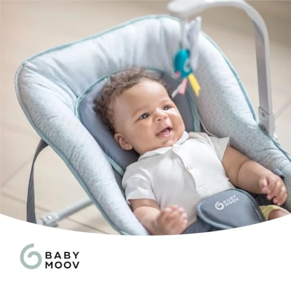 Babymoov Graphik Bouncer - Blue - Image 7