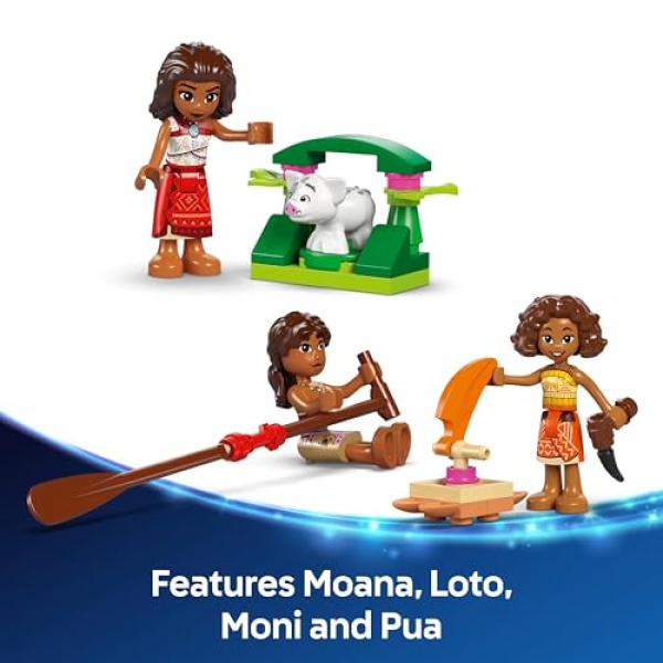 LEGO Disney Princess Moana's Adventure Canoe Set 43270 - Image 7