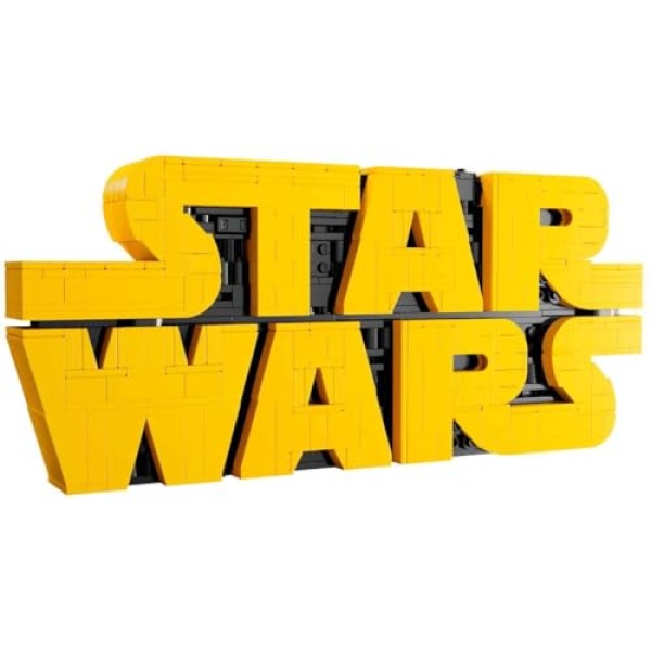 LEGO Star Wars Brick-Built Star Wars Logo Sign Set 75407 - Image 3
