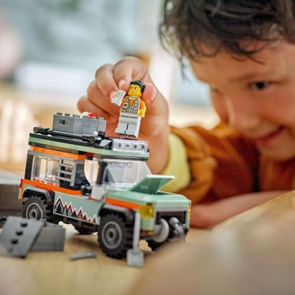 LEGO City Off-Road 4x4 Mountain Truck, Toy Vehicle Set 60447 - Image 2