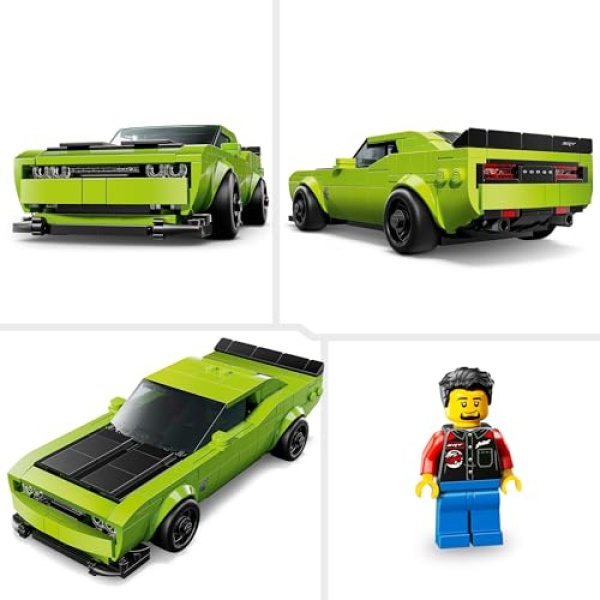 LEGO Speed Champions Dodge Challenger SRT Hellcat Car 77237 - Image 4