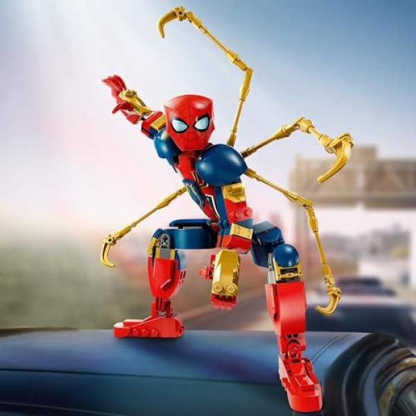 LEGO Marvel Iron Spider-Man Construction Figure Set 76298 - Image 6