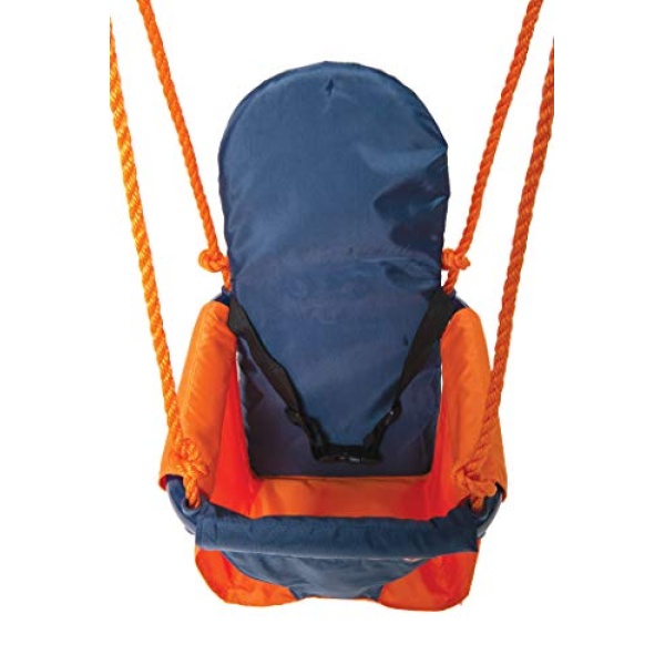Hedstrom Folding Toddler Swing - Blue and Orange - Image 3