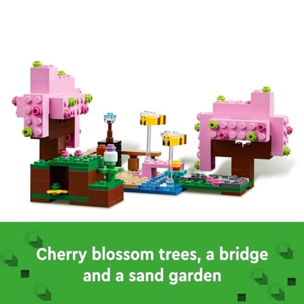 LEGO Minecraft The Cherry Blossom Garden Building Toy 21260 - Image 2