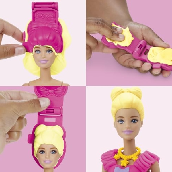 Play-Doh Barbie Ruffles & Bows with 3 Tubs & 10 Accessories - Image 3