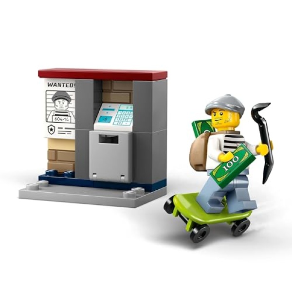 LEGO City Police Motorcycle Chase Toy, Motorbike Set 60455 - Image 6