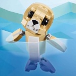 LEGO Creator 3in1 Cute Bunny Toy, Animal Figure Set 31162
