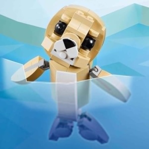 LEGO Creator 3in1 Cute Bunny Toy, Animal Figure Set 31162