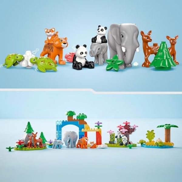LEGO DUPLO 3in1 Wild Animal Families Learning Toy Set 10446 - Image 4