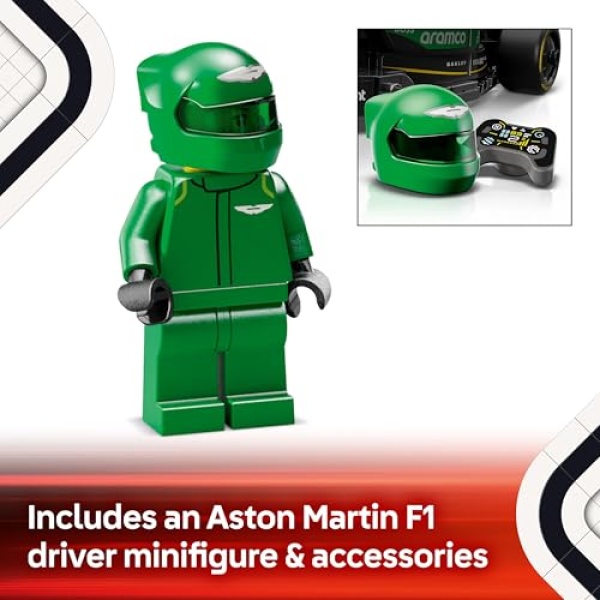 LEGO Speed Champions Aston Martin Aramco F1 AMR24 Car 77245 - Image 4